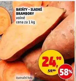 Penny Market Batáty - sladké brambory nabídka