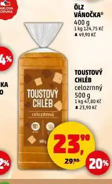 Penny Market Toustový chléb nabídka