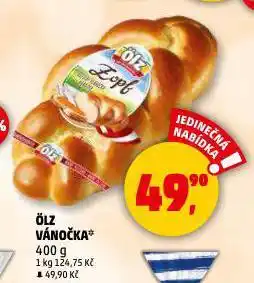 Penny Market Ölz vánočka nabídka