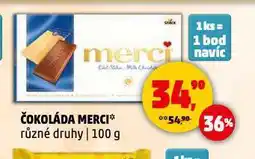 Penny Market Čokoláda merci nabídka