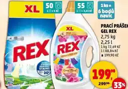 Penny Market Rex prací prášek nabídka