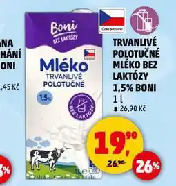 Penny Market Mléko trvanlivé bez laktózy nabídka