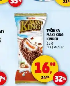 Penny Market Tyčinka kinder maxi king nabídka