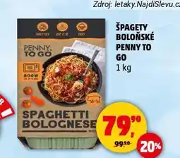 Penny Market Špagety boloňské nabídka