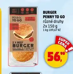 Penny Market Burger nabídka