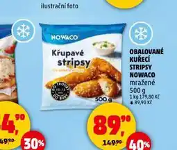 Penny Market Nowaco obalované kuřecí stripsy nabídka
