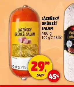 Penny Market Lázeňský drůbeží salám nabídka