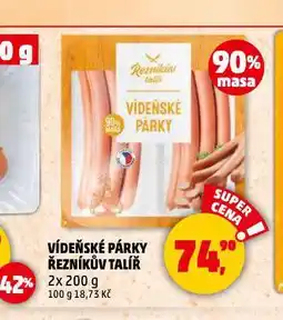 Penny Market Vídeňské párky nabídka