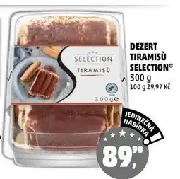 Penny Market Dezert tiramisú selection nabídka