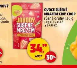 Penny Market Ovoce sušené mrazem crip crop nabídka