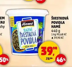 Penny Market Švestková povidla hamé nabídka