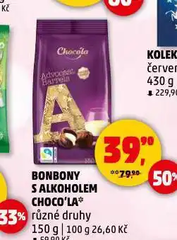 Penny Market Choco'la bonbony s alkoholem nabídka
