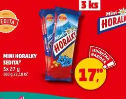 Penny Market Mini horalky sedita nabídka