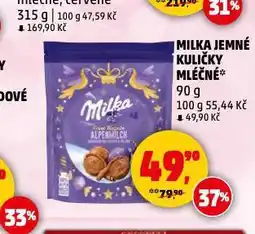 Penny Market Milka jemné kuličky mléčné nabídka