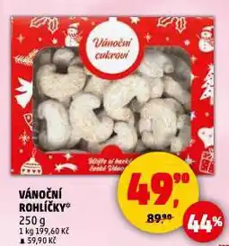 Penny Market Vánoční rohlíčky nabídka