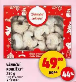 Penny Market Vánoční rohlíčky nabídka