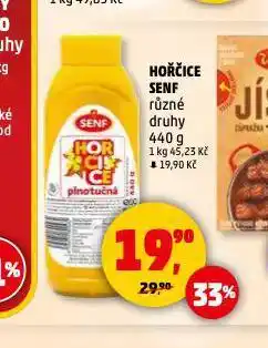 Penny Market Hořčice senf nabídka