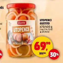 Penny Market Utopenci gustito nabídka