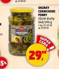 Penny Market Okurky cornichons nabídka
