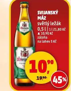 Penny Market Pivo svijanský máz nabídka