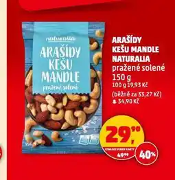 Penny Market Arašídy, kešu a mandle nabídka