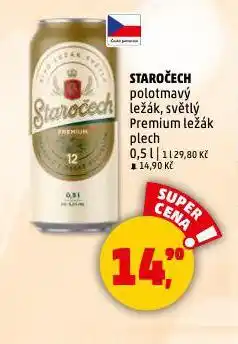 Penny Market Pivo staročech nabídka