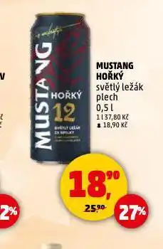 Penny Market Pivo mustang nabídka