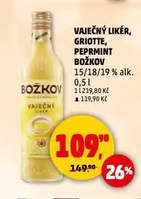 Penny Market Božkov vaječný likér nabídka
