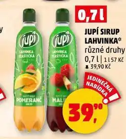 Penny Market Jupí sirup lahvinka nabídka