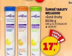 Penny Market Šumivé tablety wellgood nabídka