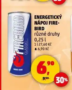 Penny Market Fire-bird energetický nápoj nabídka
