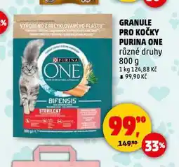 Penny Market Purina one granule pro kočky nabídka