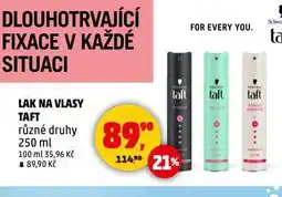 Penny Market Taft lak na vlasy nabídka