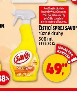 Penny Market Savo čisticí sprej nabídka