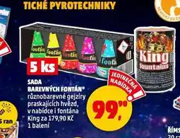 Penny Market Sada barevných fontán nabídka