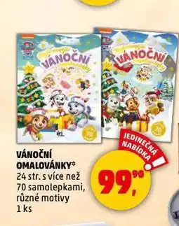 Penny Market Vánoční omalovánky nabídka