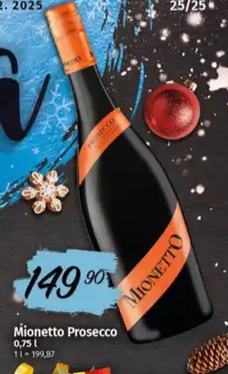 Coop Mionetto Prosecco nabídka