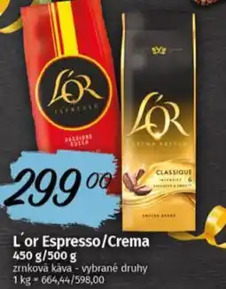 Coop L'or Espresso/Crema nabídka