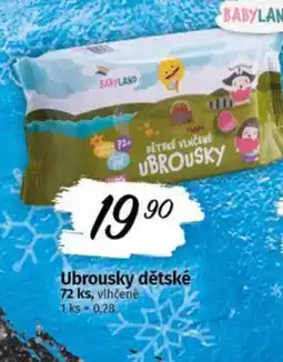 Coop Ubrousky dětské nabídka