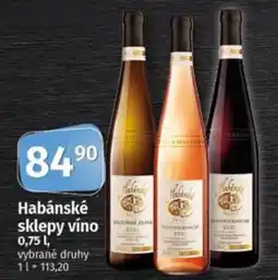 Coop Habánské sklepy víno nabídka
