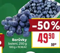 Billa Borůvky nabídka