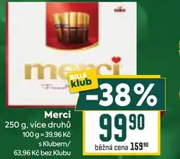 Billa Merci nabídka