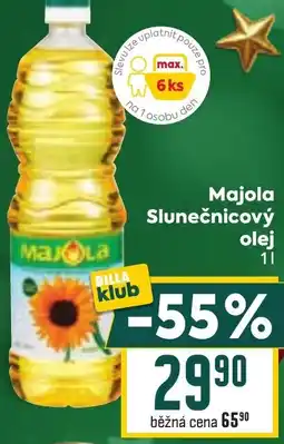 Billa Majola Slunečnicový olej nabídka