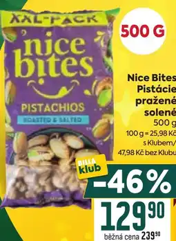 Billa Nice Bites Pistácie pražené solené nabídka