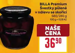 Billa BILLA Premium Švestky půlené v nálevu se skořicí nabídka