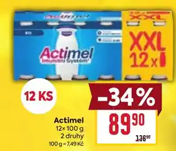 Billa Actimel nabídka