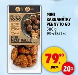 Penny Market MINI KARBANÁTKY PENNY TO GO, 500 g nabídka