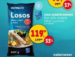 Penny Market LOSOS GORBUŠA NOWACO filet s kůží, mražený, 500 g nabídka