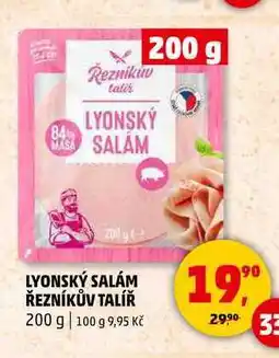 Penny Market LYONSKÝ SALÁM ŘEZNÍKŮV TALÍŘ, 200 g nabídka