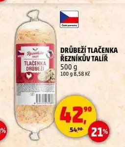 Penny Market DRŮBEŽÍ TLAČENKA ŘEZNÍKŮV TALÍŘ, 500 g nabídka